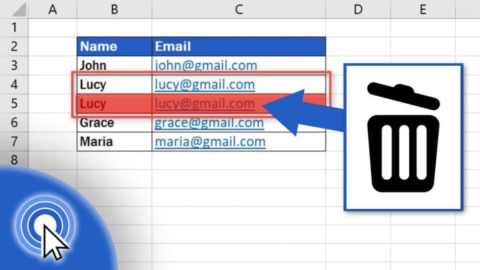 How to remove duplicates in Excel