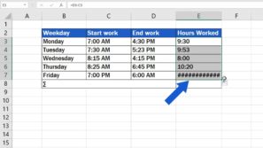 How to Calculate Hours Worked in Excel