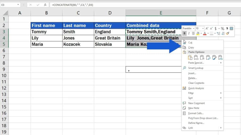 How to Copy And Paste Values Without Formula in Excel - copy values