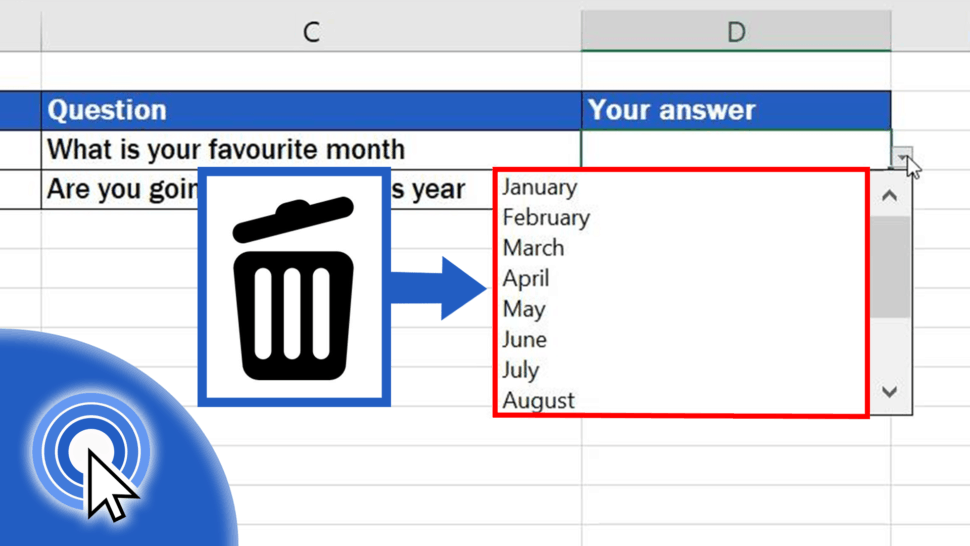 How to Remove Drop-Down List in Excel