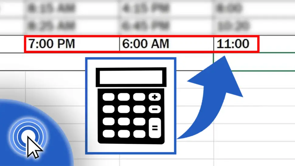 How to calculate hours worked (midnight span)