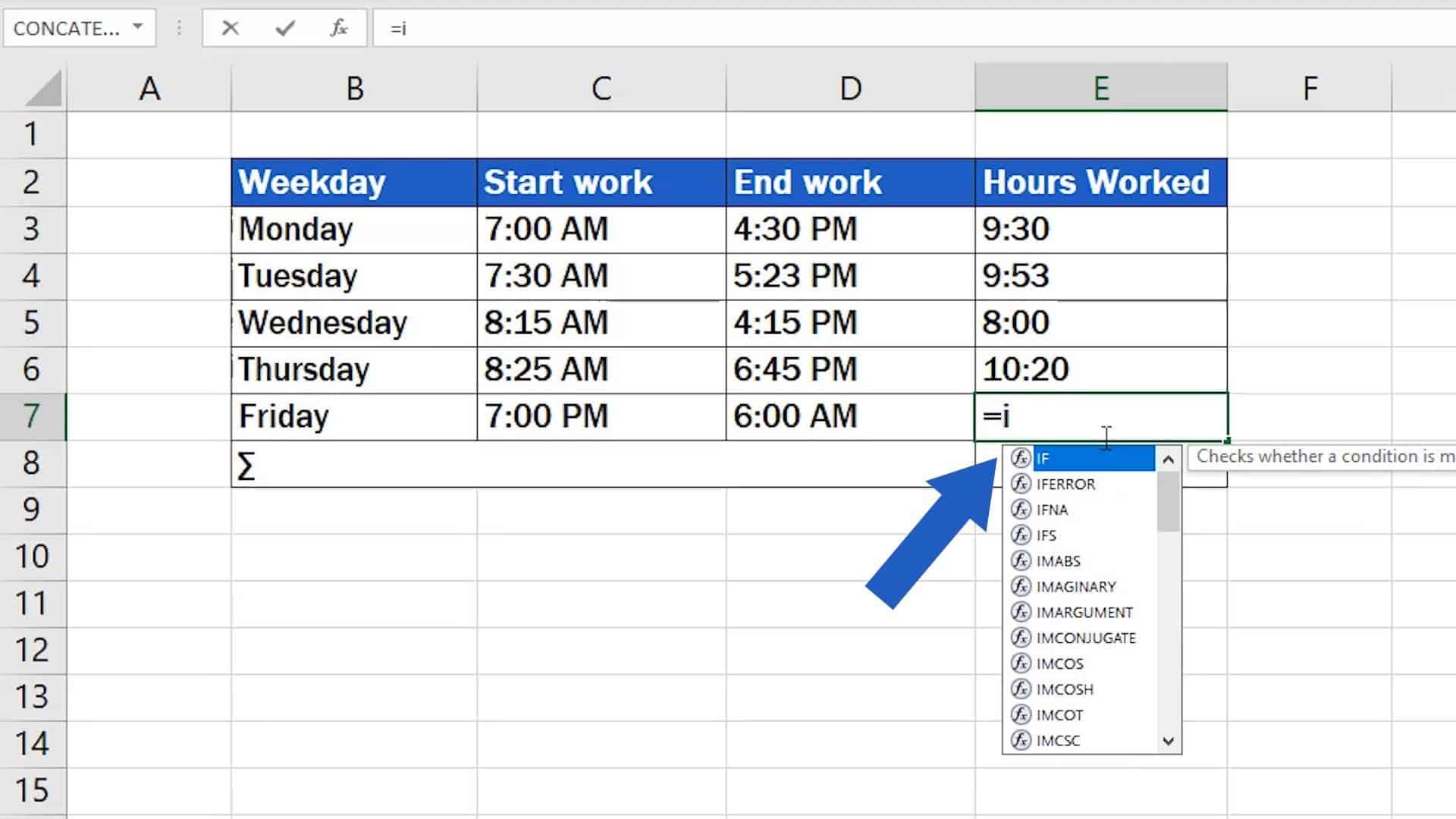 How to Calculate Hours Worked in Excel (Midnight Span)