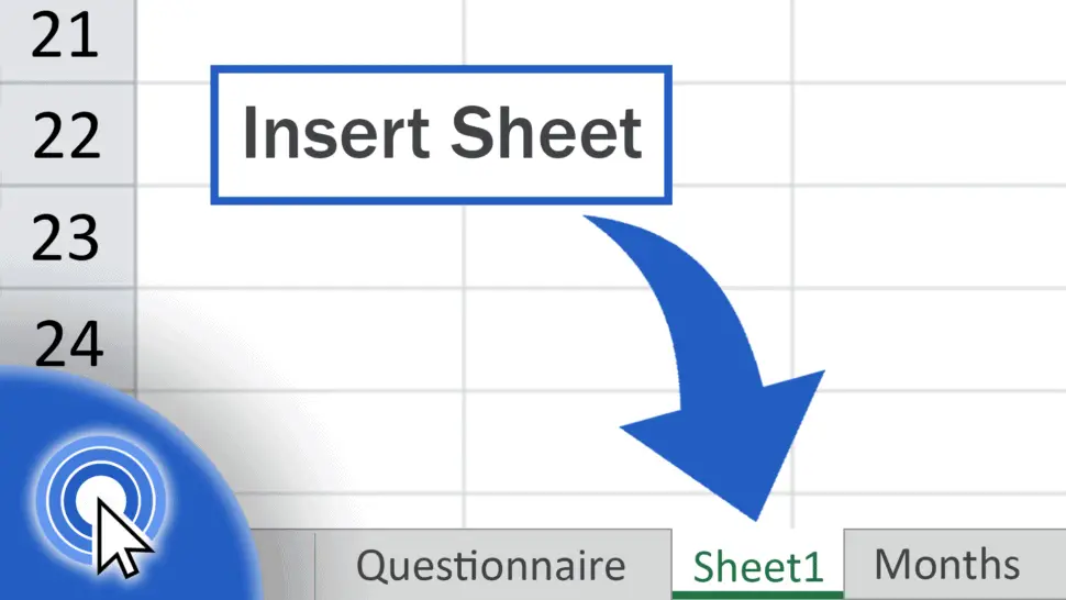 How to Insert Sheet in Excel