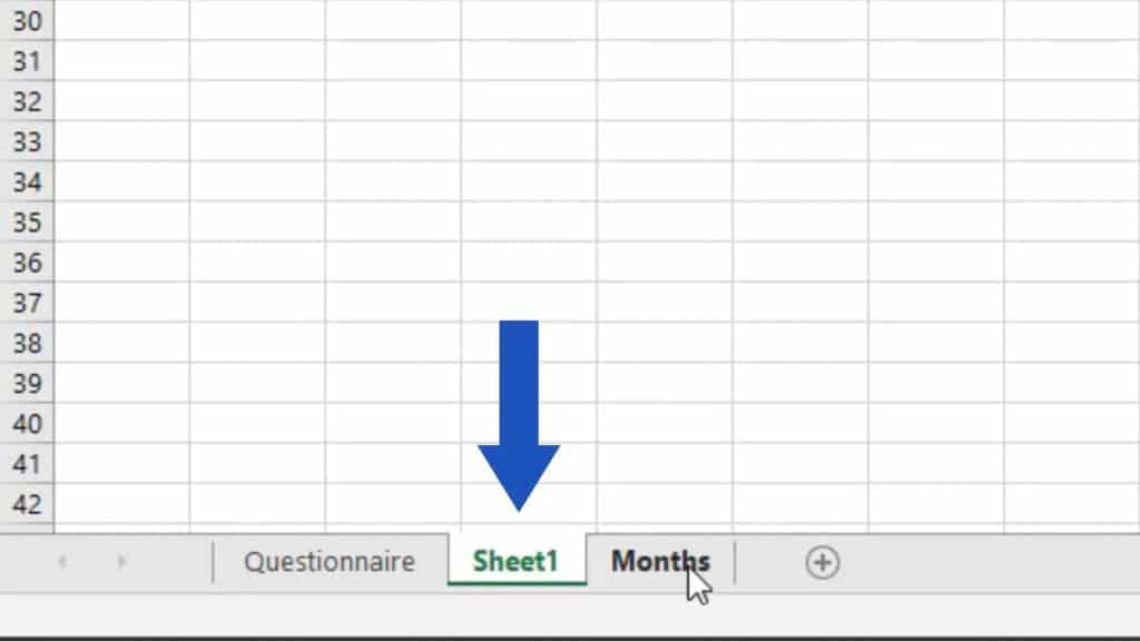 How to Insert Sheet in Excel - added spreadsheet