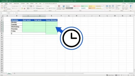 How to Insert and Format Time in Excel