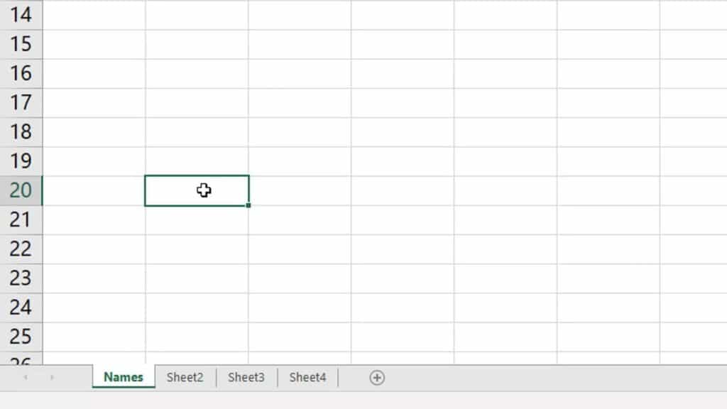 How to Rename Sheet in Excel - new name of the sheet