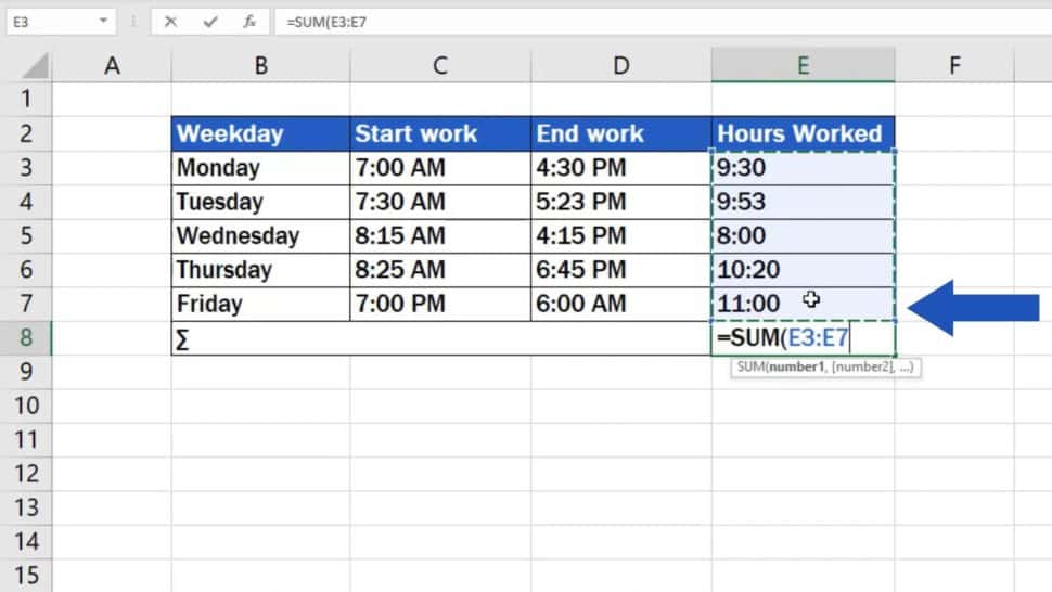 how-to-sum-time-in-excel