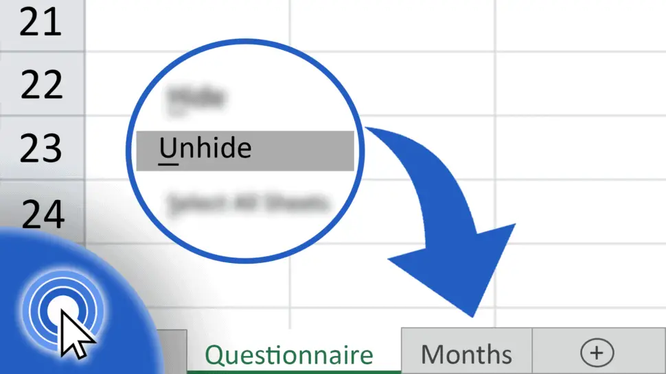 How to Unhide Sheets in Excel