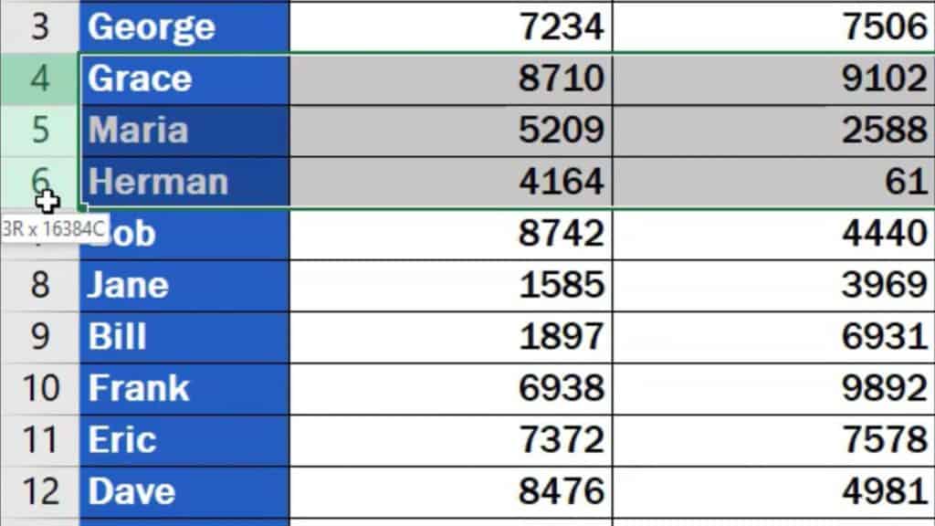 How to Delete Rows in Excel - delete multiple rows