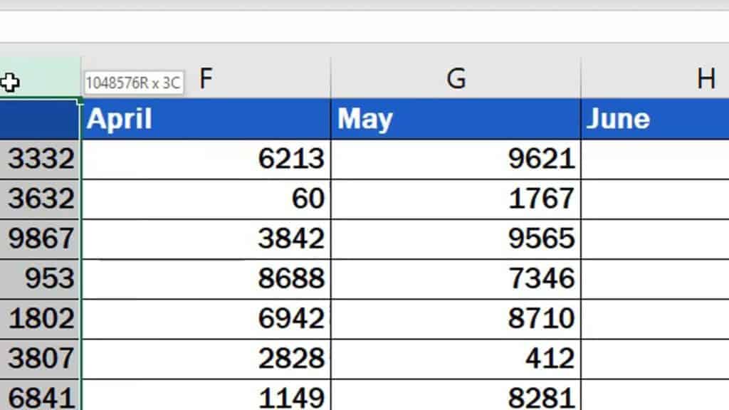 How to Insert Column in Excel - number of new columns
