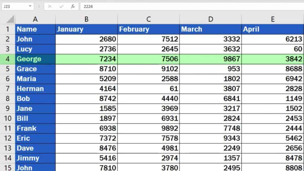 How to Insert Row in Excel - insert row under the other row