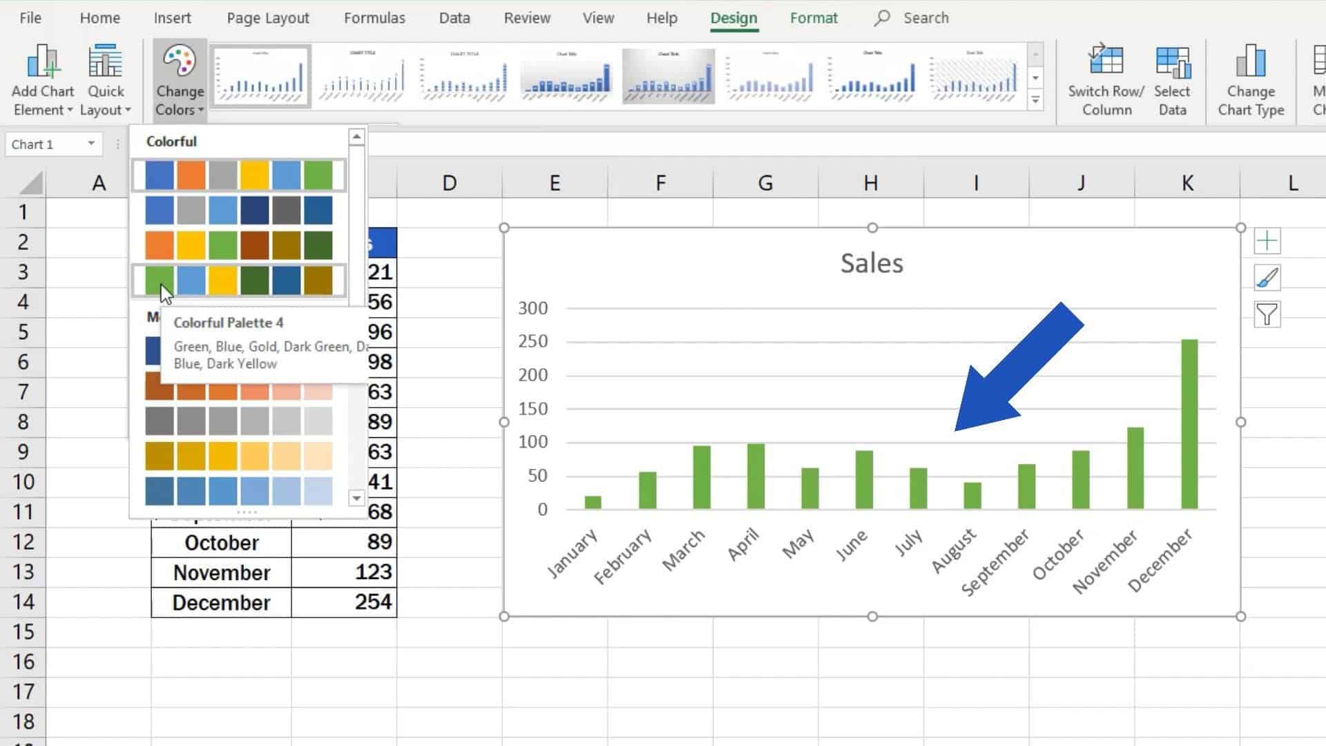 How to make a bar graph in excel