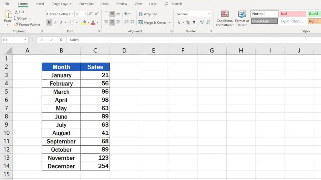 How to Make a Line Graph in Excel - graph data