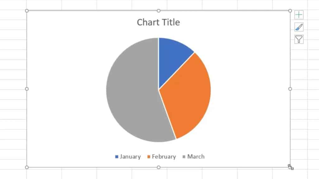 How to Make a Pie Chart in Excel - adjust the size of the chart