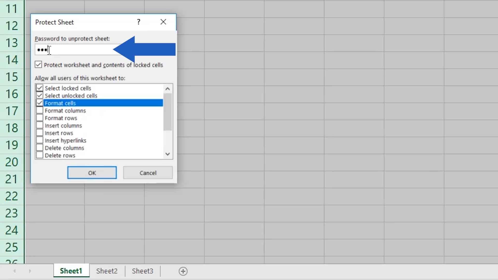 How to Protect Excel Sheet with Password