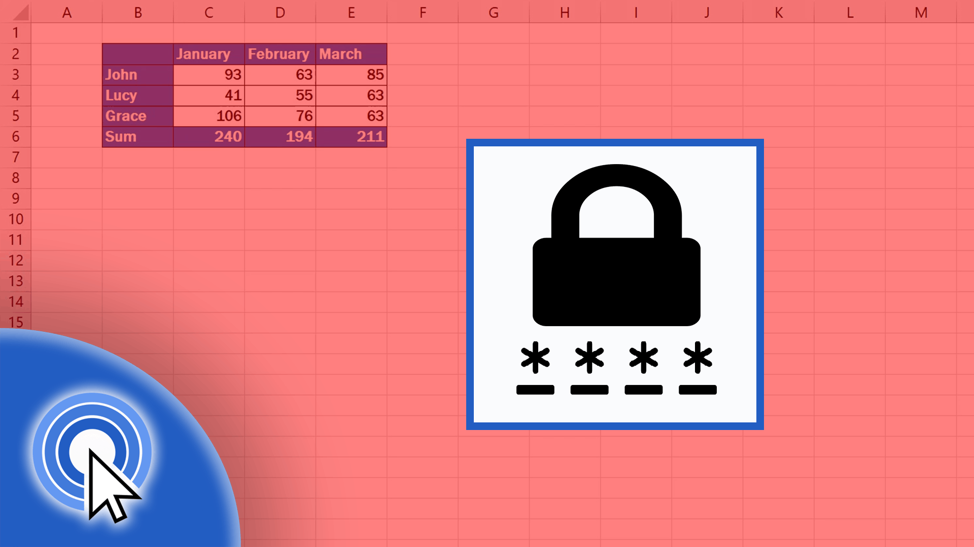 How to Protect Excel Sheet with Password