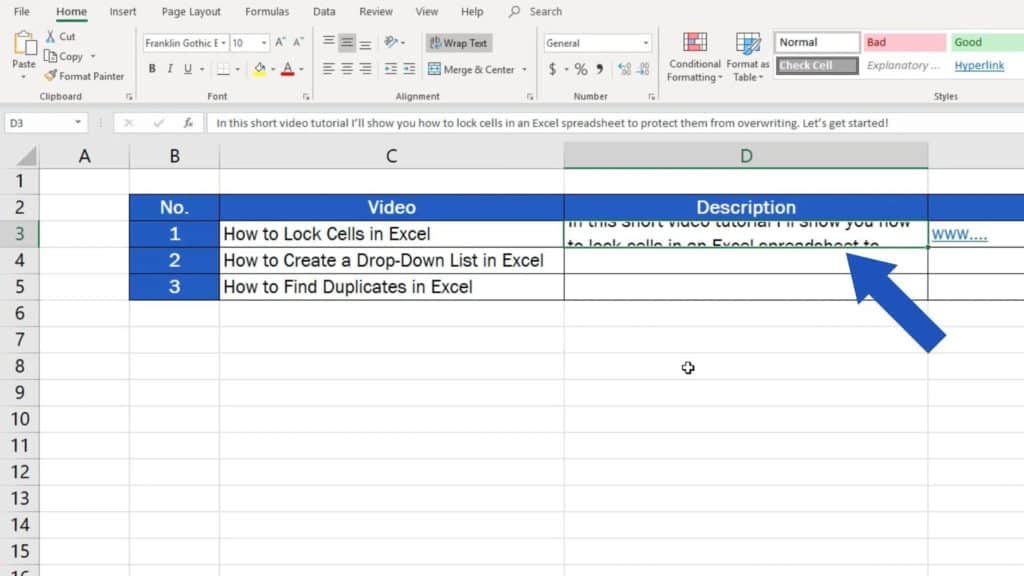 How to Wrap Text in Excel - not visible text