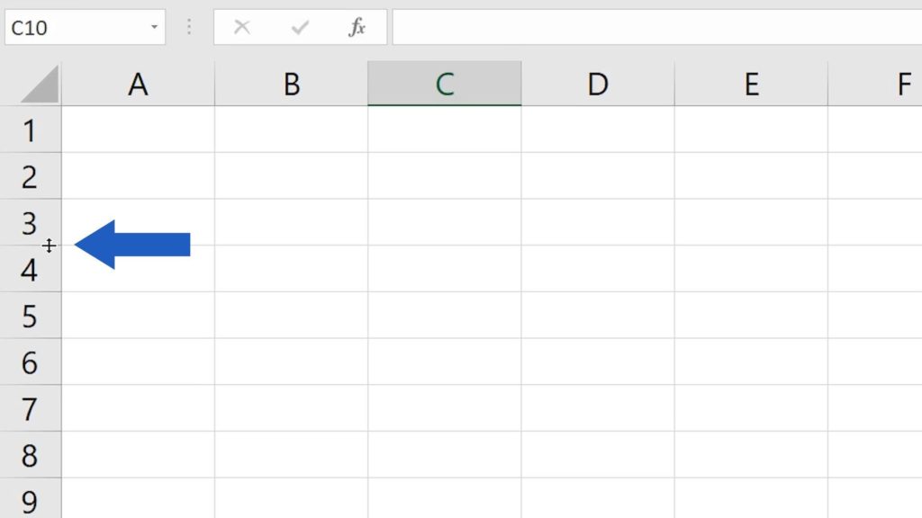 How to Change Row Height in Excel - height of the row in Excel
