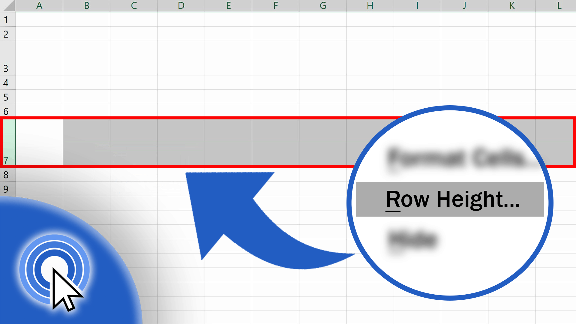 Row height