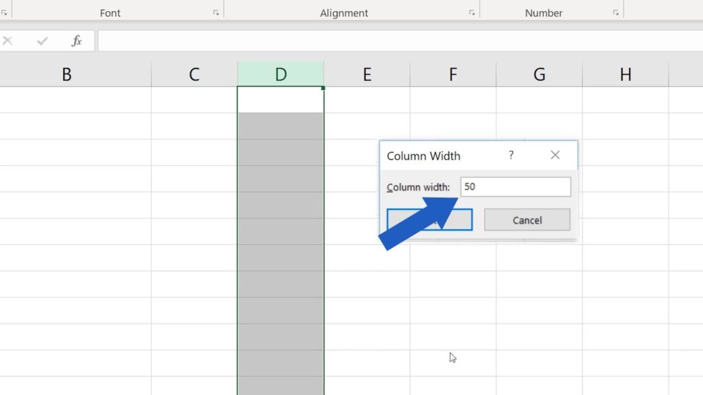 How to Change the Width of a Column in Excel - bigger or smaller column width
