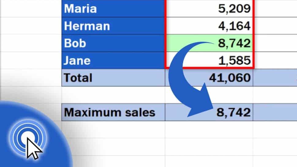 How to Find the Largest Number in Excel