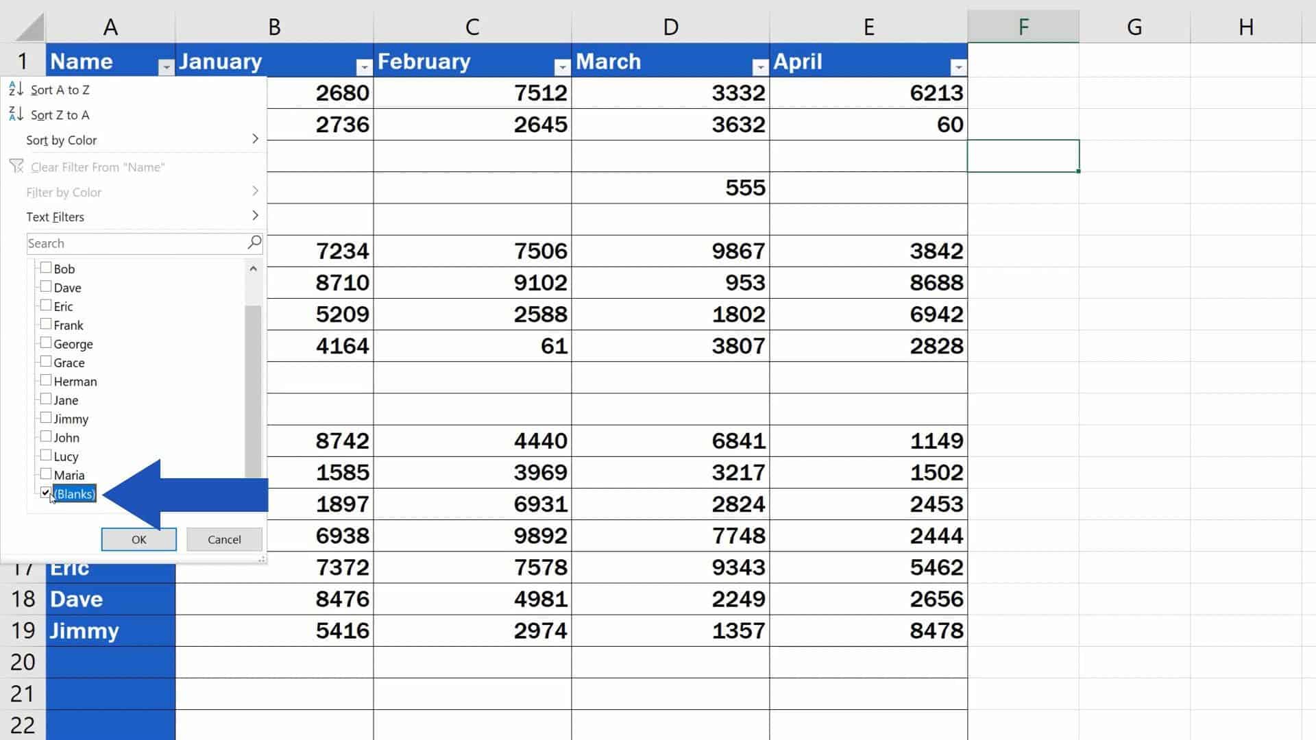 How to Remove Blank Rows in Excel – ADVANCED