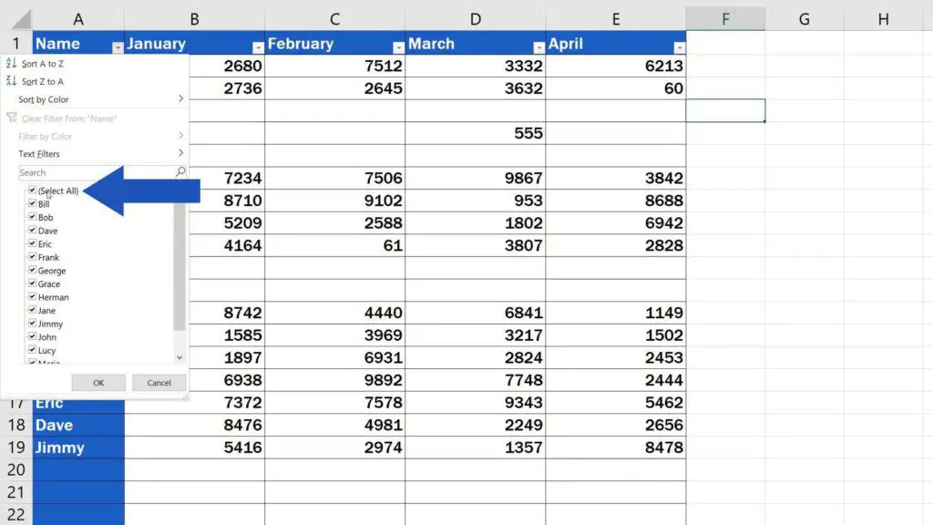 How to Remove Blank Rows in Excel - ADVANCE - filter option