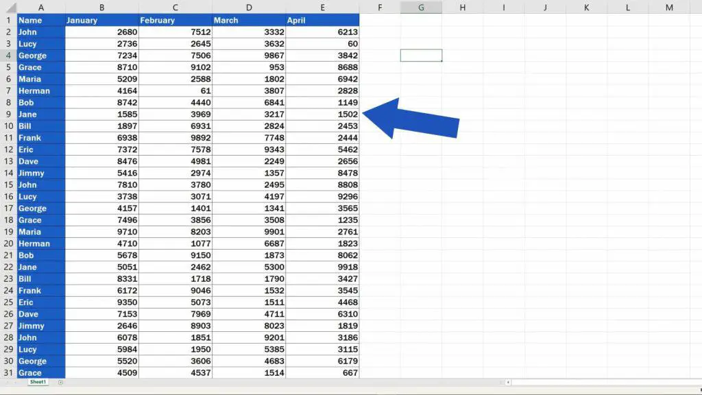 How to Remove Blank Rows in Excel - clear table from blank rows