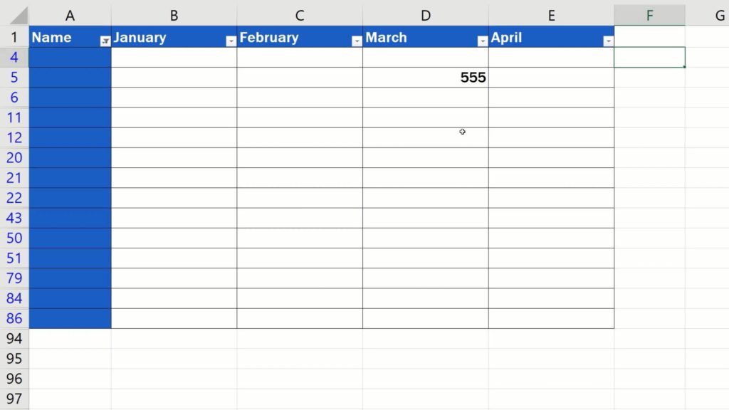 How to Remove Blank Rows in Excel - delete only blank cell without loosing data