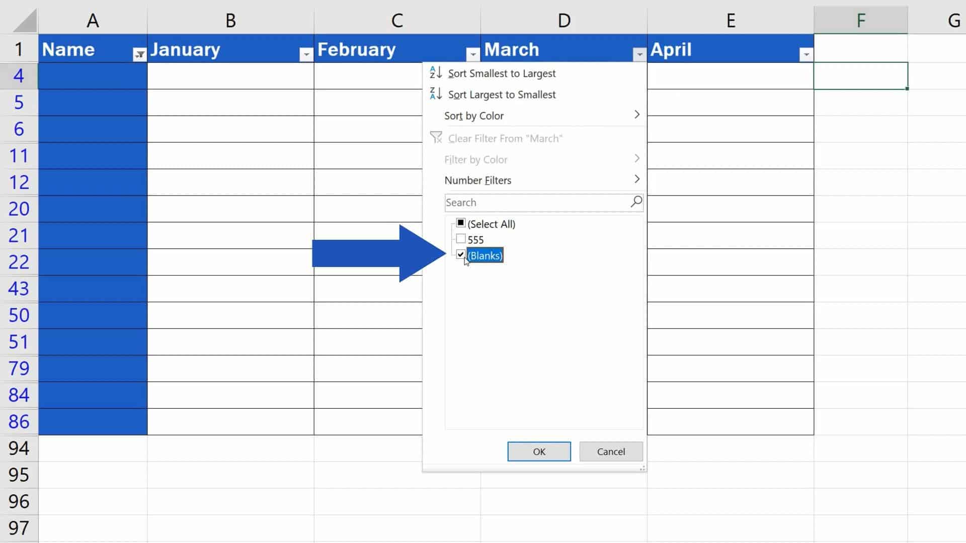 How to Remove Blank Rows in Excel ADVANCED