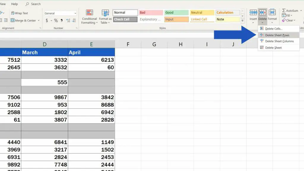 How to Remove Blank Rows in Excel - lost date while removing blank rows