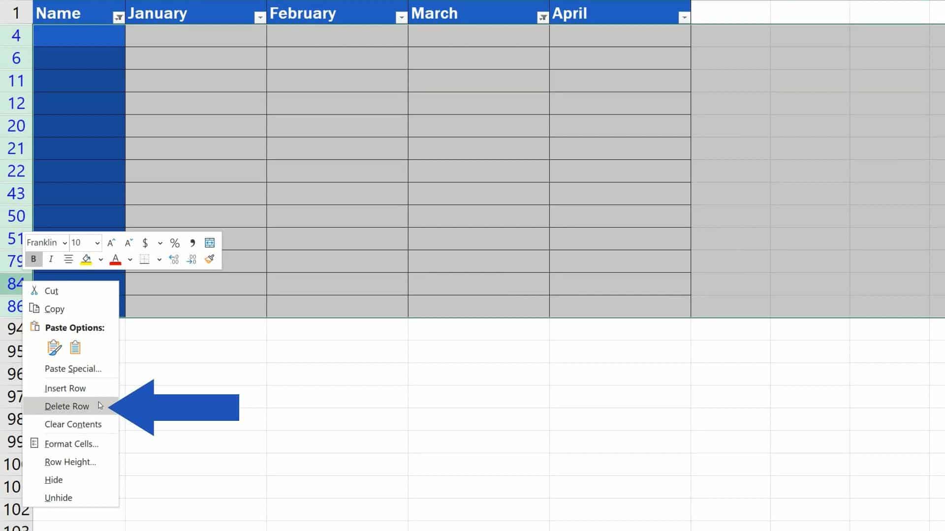 How to Remove Blank Rows in Excel – ADVANCED