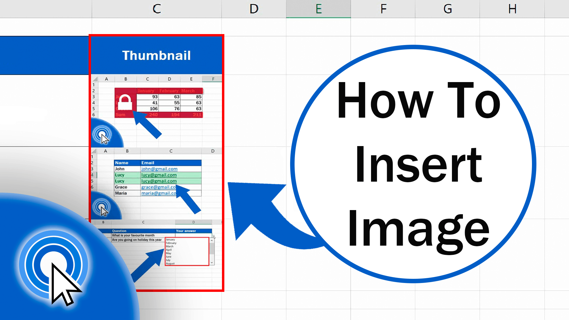 insert picture excel cell