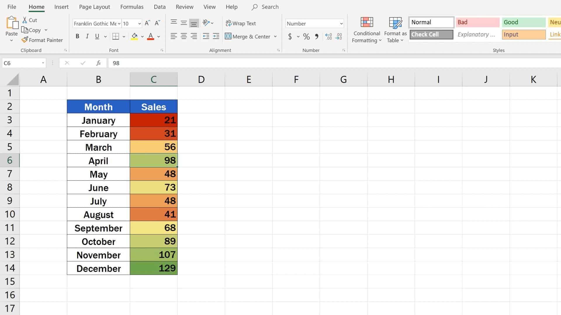 how-to-use-color-scales-in-excel-conditional-formatting