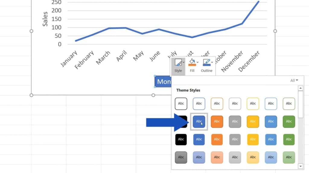 How to Add Axis Titles in Excel - How to change background colour of the axis title in Excel