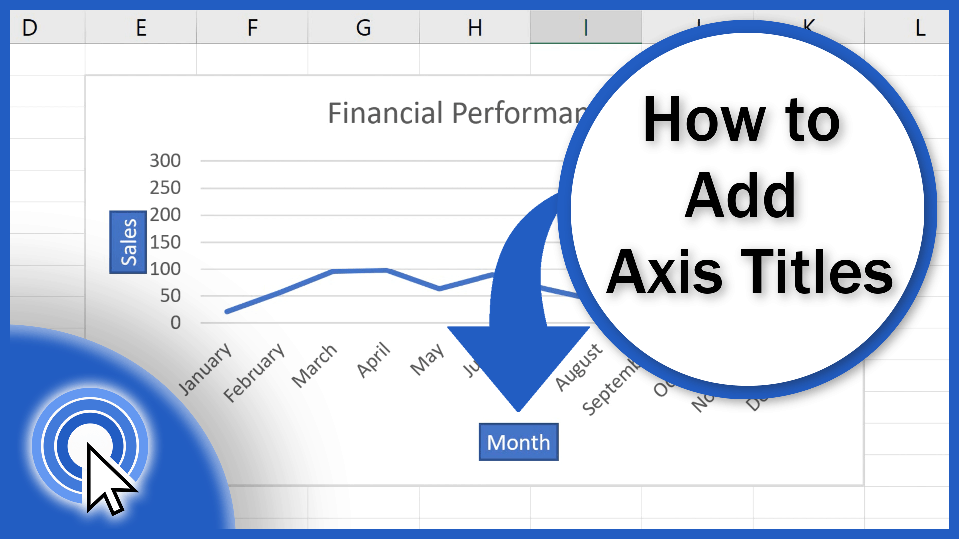 Add Axis Titles in Excel | Link Axis Titles to Cell | Change Horizontal & Vertical Axis Labels