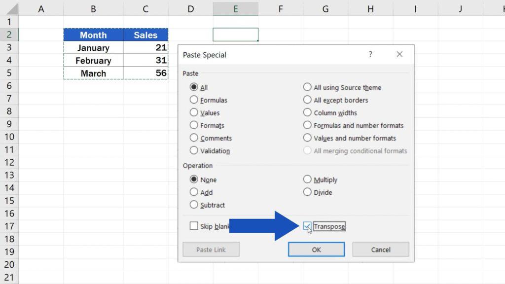 How to Switch Rows and Columns in Excel (the Easy Way) - how to use transpose function