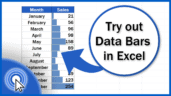 Try out Data Bars in Excel to See Your Data Visually