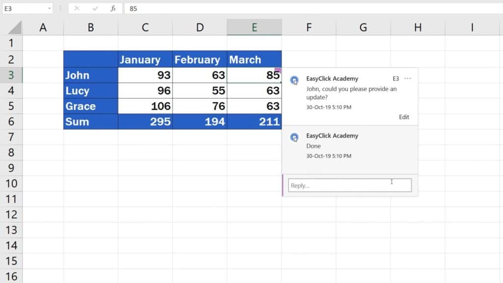 How to Insert Comment and Note in Excel - How to add note in Excel