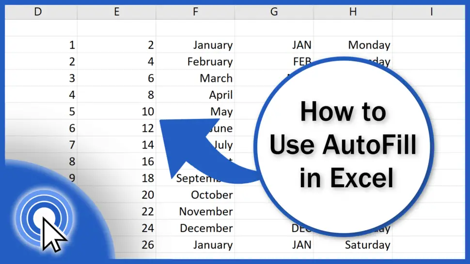 How to Use AutoFill in Excel