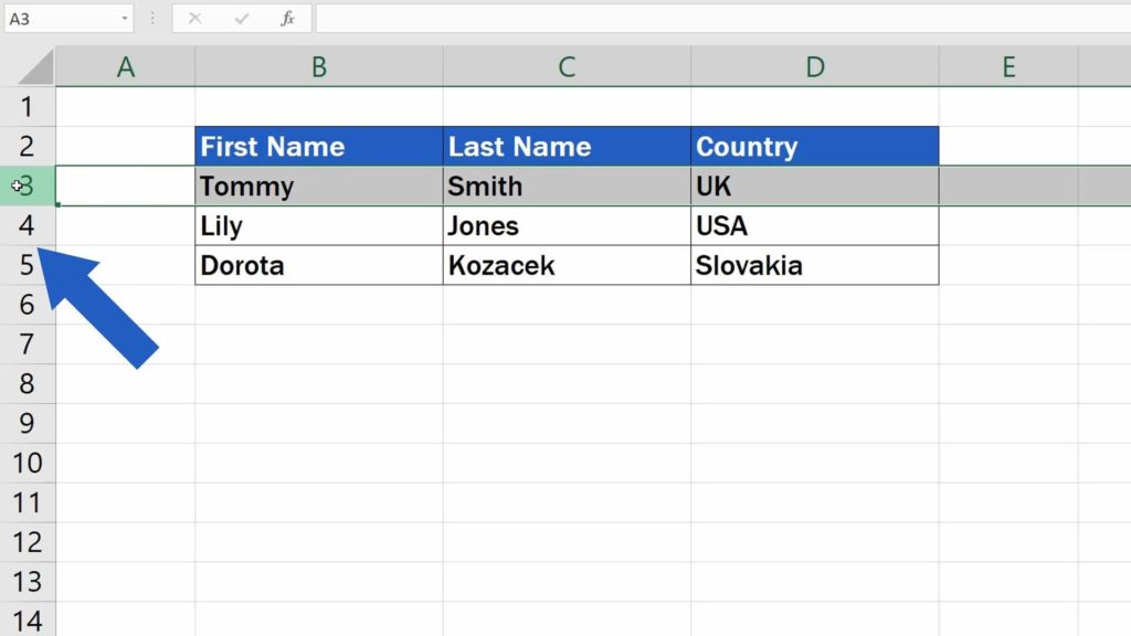 How to Move Rows in Excel - how to rearrange rows in Excel