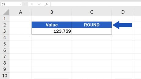 How to ROUND Numbers in Excel