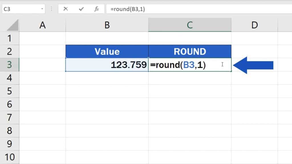 How to round the number to one decimal place