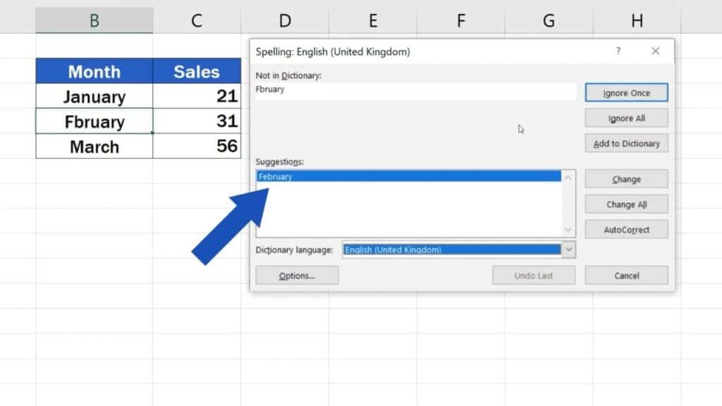 How to Check Spelling in Excel and Avoid Typos - Suggestions