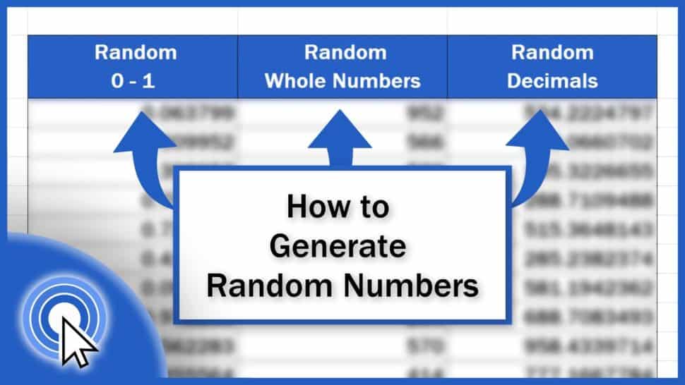 randomly generate 5 numbers