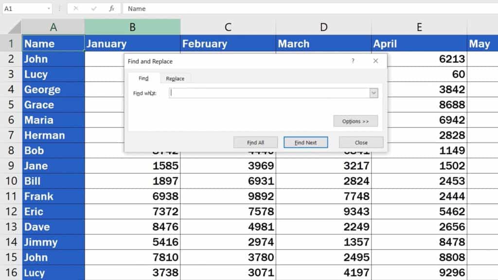 How to Search in Excel Sheet - Pop Up Window