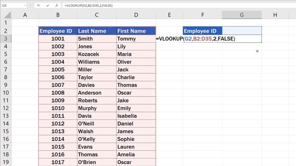 how do you use vlookup in excel 2016