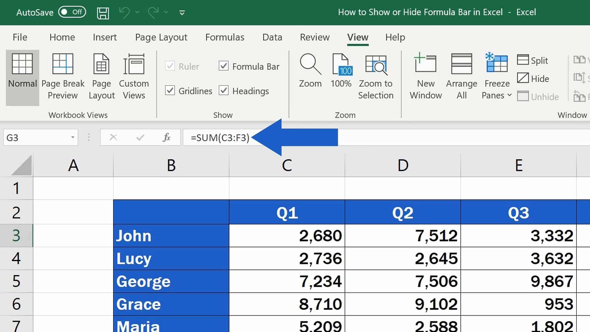 how-to-show-or-hide-the-formula-bar-in-excel