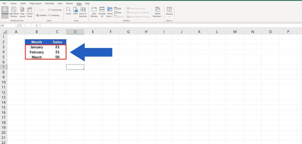 How to Hide Gridlines in Excel - How to Hide Gridlines in a Selected Area