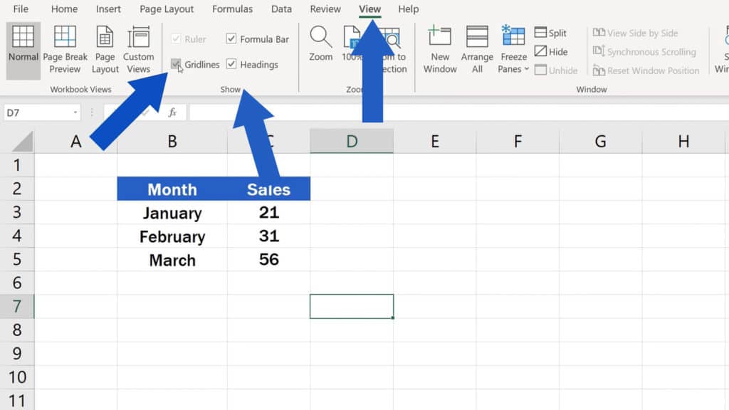 How to Hide Gridlines in Excel - How to Hide Gridlines in the Whole Spreadsheet